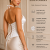 White Satin Halter Corset