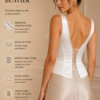 Armani Satin Corset Bustier