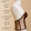 18348FB6-96F4-405A-B667-4BC3DC0ACB15 Luxury Mesh & Satin Corset Bustier
