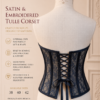 3B394A42-324C-4455-A5F4-A084612D3DF8 Satin & Embroidered Tulle Corset dark blue