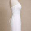 White Strapless Mini Dress