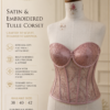 534E5062-887D-449E-B882-06EF1A7467A9 Satin & Embroidered Tulle Corset
