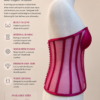 5CB3FA69-DA47-4771-B038-2A55DC818D5E Fuchsia Satin & Mesh Corset Bustier