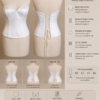 White Armani Satin Corset