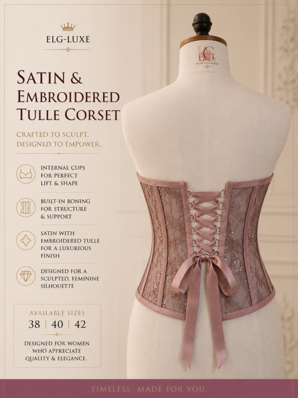 6925E29F-EC2F-46C8-8F48-12AEBB27BBB7 Satin & Embroidered Tulle Corset