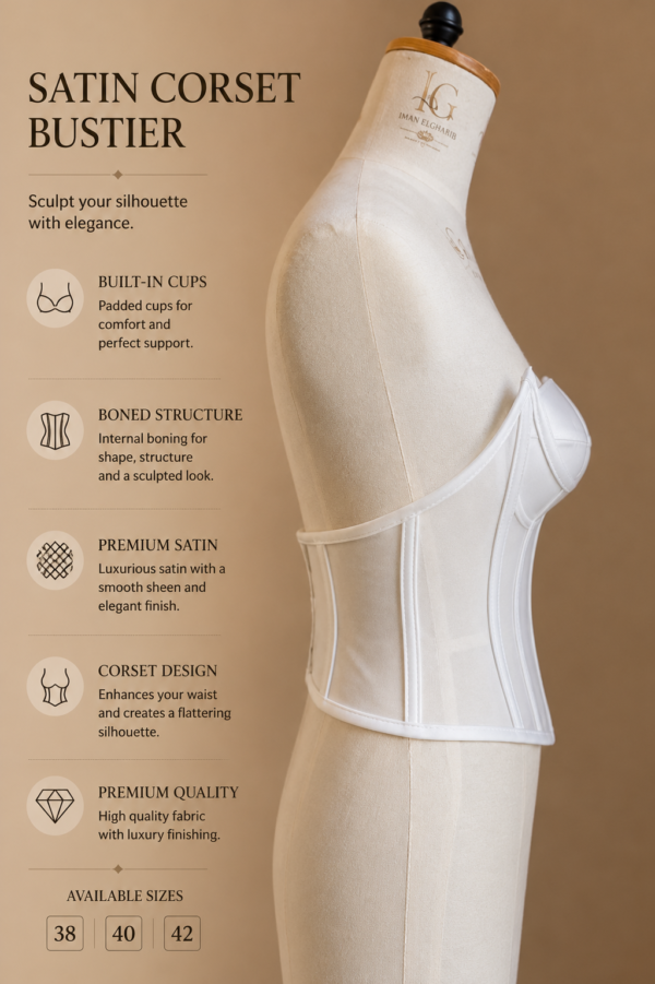 Luxury Mesh & Satin Corset Bustier