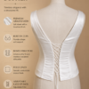 Armani Satin Corset Bustier