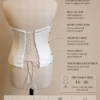 White Armani Satin Corset