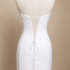 White Strapless Mini Dress