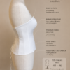 White Armani Satin Corset