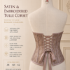 A8D03CA4-3C03-4442-9F02-3B9A65421BD0 Satin & Embroidered Tulle Corset