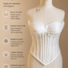 Luxury Mesh & Satin Corset Bustier