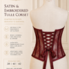 BA815E6A-F75E-4CF9-9702-93D8155A1CDD Satin & Embroidered Tulle Corset