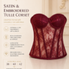 BB1210B7-851D-4271-B2D5-7EF2C5C40E7F Satin & Embroidered Tulle Corset