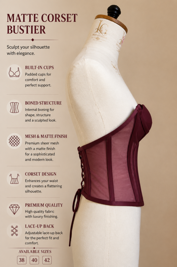 C003CC65-0729-4A59-86B5-A3F02905535D Luxury Mesh & Satin Corset Bustier
