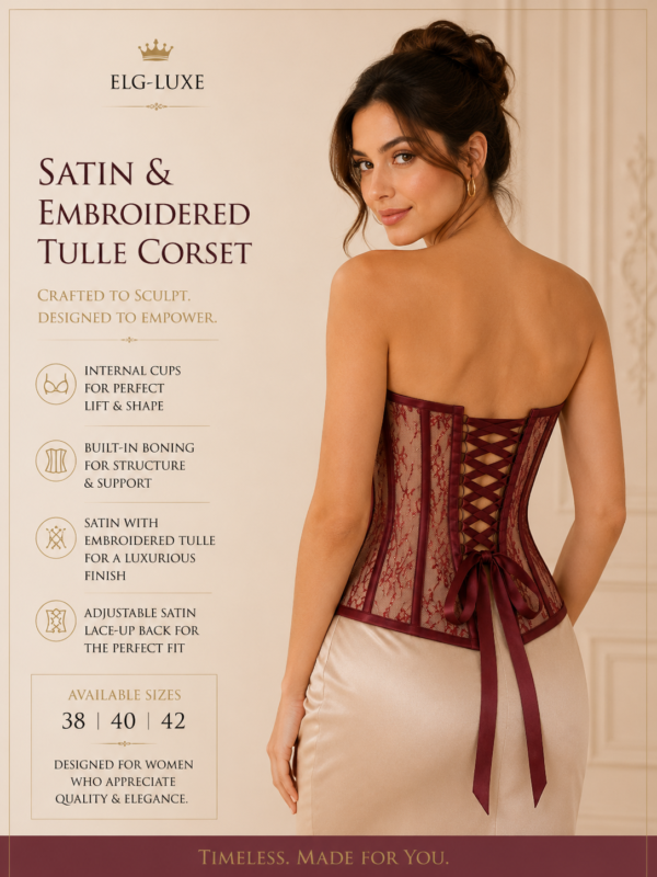 C252DD22-854E-41EB-A544-2D262E524E47 Satin & Embroidered Tulle Corset
