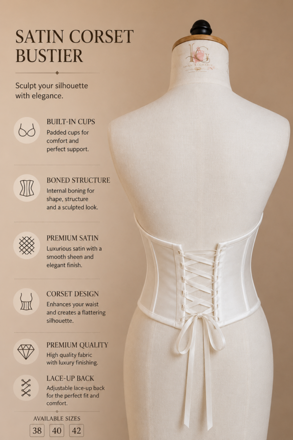 Luxury Mesh & Satin Corset Bustier