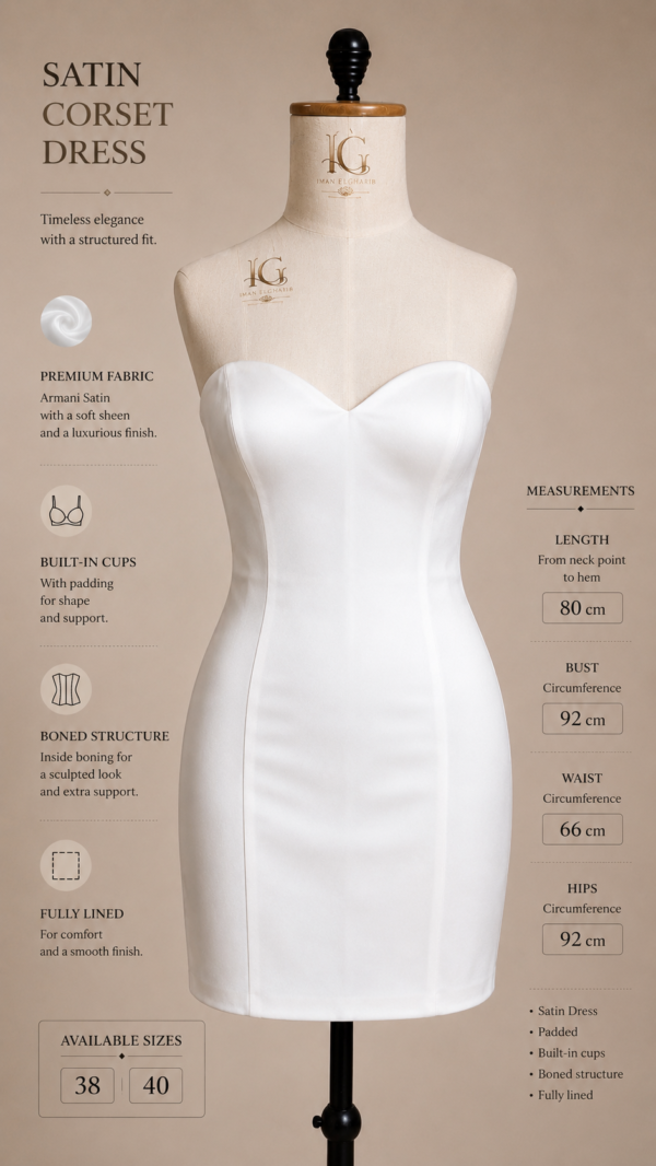 White Strapless Mini Dress