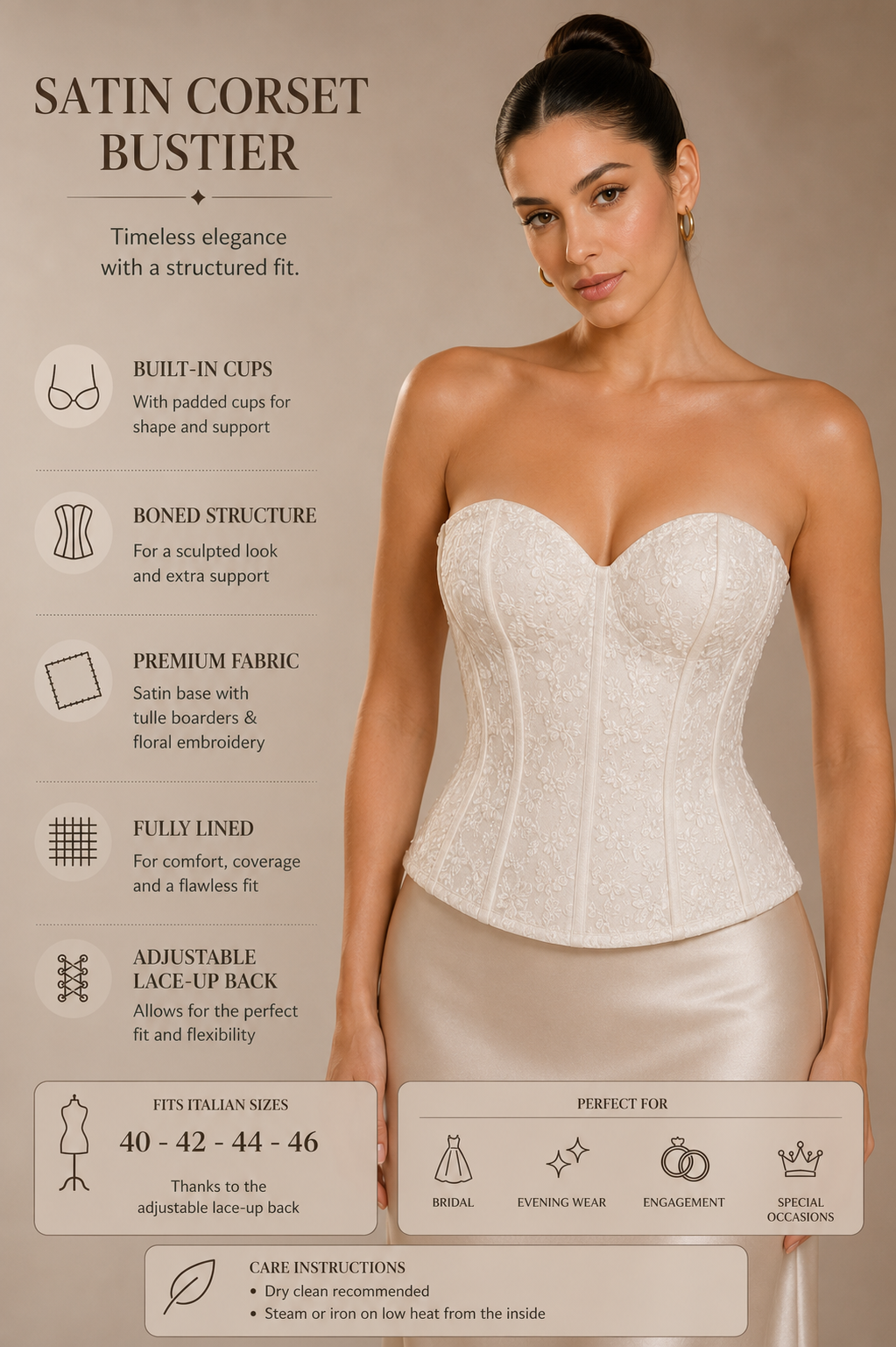 A luxurious corset