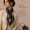 Luxury Satin Scarf & Cotton Gauze Scarf
