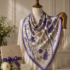 05AD637A-68CF-450D-B0ED-BB3B20DA43F7 Luxury Satin Scarf & Cotton Gauze Scarf
