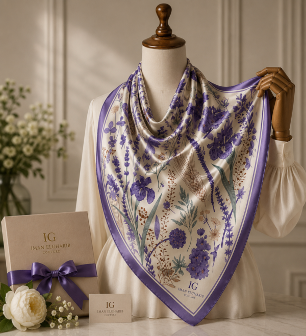 05AD637A-68CF-450D-B0ED-BB3B20DA43F7 Luxury Satin Scarf & Cotton Gauze Scarf