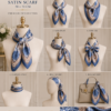 Luxury Satin Scarf & Cotton Gauze Scarf
