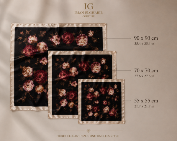 Luxury Satin Scarf & Cotton Gauze Scarf