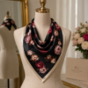 Luxury Satin Scarf & Cotton Gauze Scarf