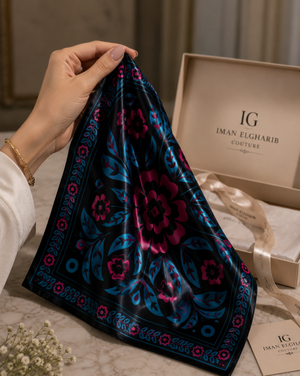 4F237A3D-AFB9-43DE-95F6-811B740DC884 Luxury Satin Scarf & Cotton Gauze Scarf
