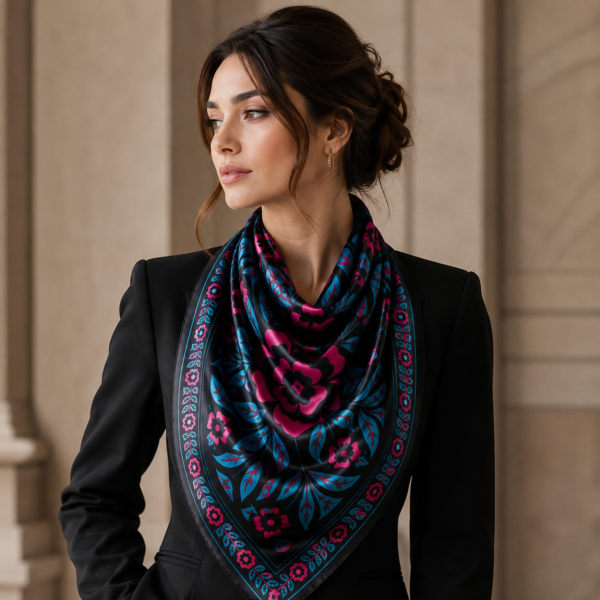 5612472C-7C62-4460-B0C2-8DA99A63D20D Luxury Satin Scarf & Cotton Gauze Scarf