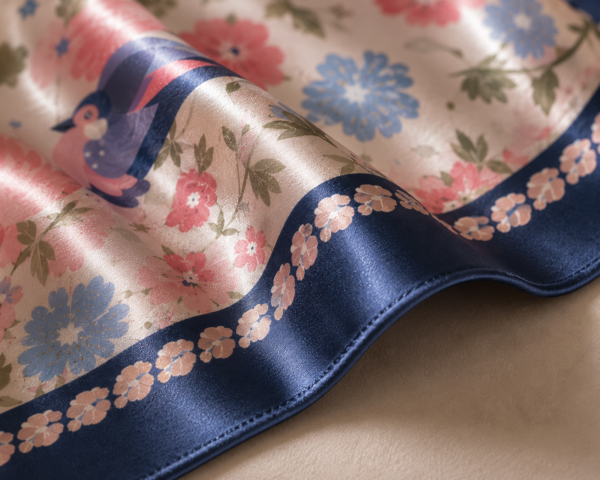Luxury Satin Scarf & Cotton Gauze Scarf