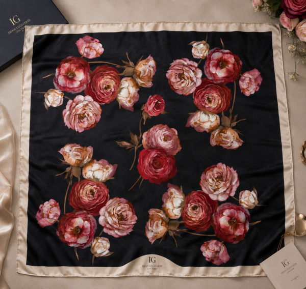 Luxury Satin Scarf & Cotton Gauze Scarf