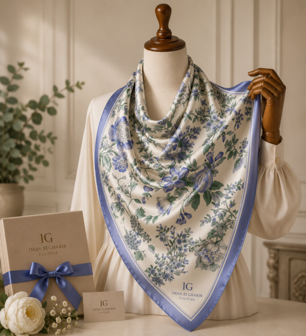 75DF861A-B49F-46AB-872D-C69C4998C3C0 Luxury Satin Scarf & Cotton Gauze Scarf