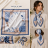 Luxury Satin Scarf & Cotton Gauze Scarf
