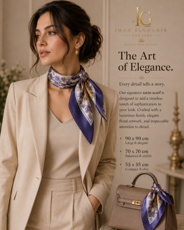 AD3033DC-4FD0-40AF-A49A-C4B2E970F22D Luxury Satin Scarf & Cotton Gauze Scarf