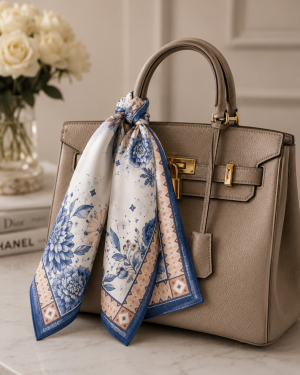 Luxury Satin Scarf & Cotton Gauze Scarf