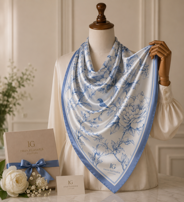 C5235697-AA2C-4146-B76F-0621F3D3E0F6 Luxury Satin Scarf & Cotton Gauze Scarf