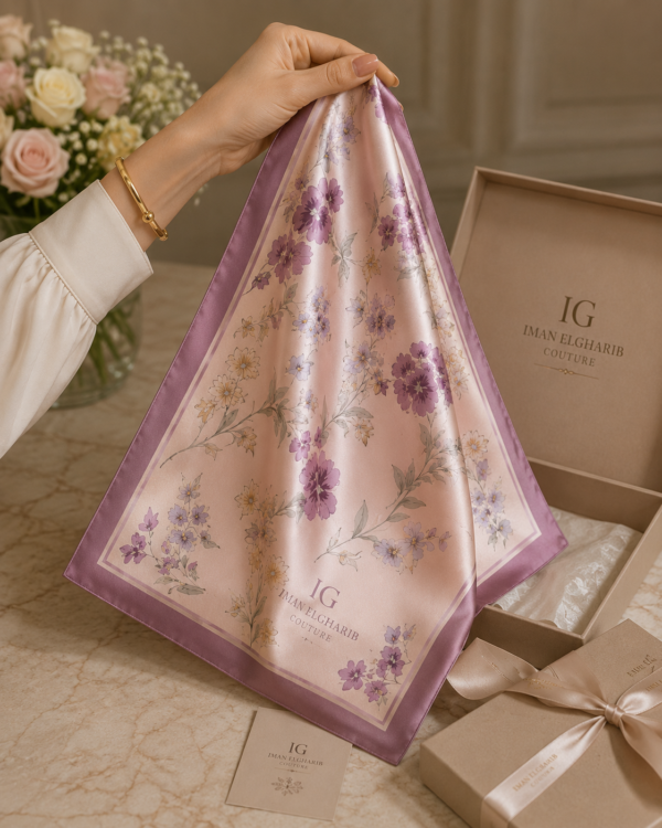 Luxury Satin Scarf & Cotton Gauze Scarf