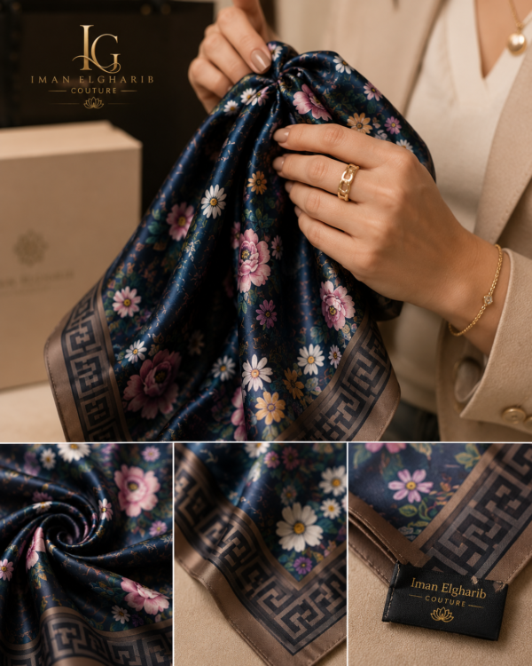 Luxury Satin Scarf & Cotton Gauze Scarf