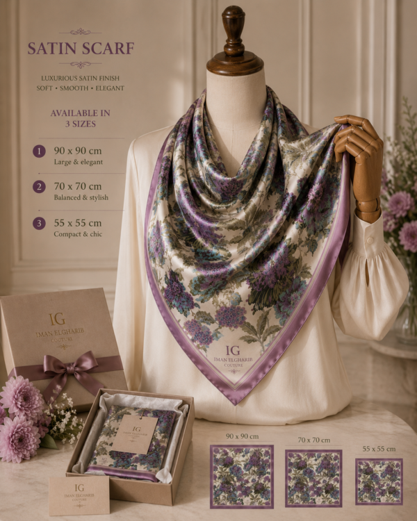 EE397F61-8227-4E43-9151-6A1F3C98ECDC Luxury Satin Scarf & Cotton Gauze Scarf