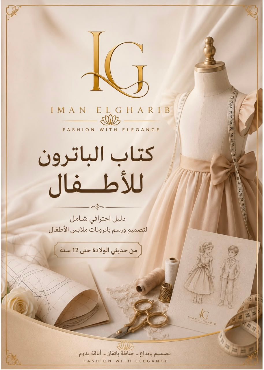 Italian Children’s Pattern Making Book – Arabic Edition
