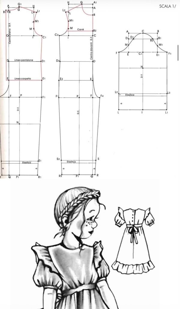 Italian Children’s Pattern Making Book – Arabic Edition